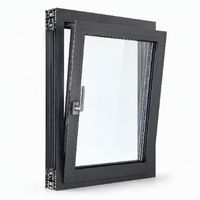 Ventana Abatible de Aluminio con Rotura de Puente Térmico para Casa Pasiva INNAI CE, Triple Acristalamiento Low-E