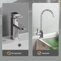 Porte-savon suspendu pour salle de bain A2774, porte-éponge, porte-serviette, porte-essuie-tout, porte-linge en acier inoxydable, support de drainage pour robinet