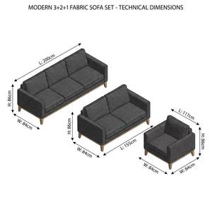 Juego de Sofás Seccionales Reclinables de 7 Plazas, Modernos y de Lujo, para Sala de Estar, en Cuero Transpirable, Marca Frank Furniture - Product Image 3