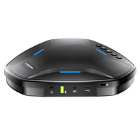 W3W système de conférence portable sans fil haut-parleur microphone haut-parleur de table de conférence micro omnidirectionnel à 360 degrés