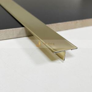 M162 304 Bande décorative en métal doré, étanche et durable, profilés de finition en acier inoxydable pour carrelage mural et plafond d'appartement - Product Image 3