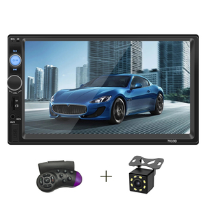 Lettore multimediale universale MP5 <span class=keywords><strong>DVD</strong></span> 2din Touch Screen Audio per auto con telecamera posteriore per auto e SWC - Product Image 1