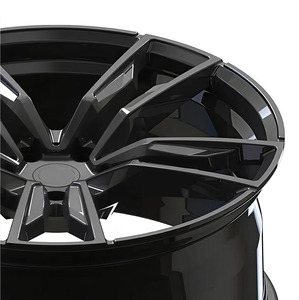 Juego de 4 Ruedas de Aleación Forjadas Cóncavas de 22 Pulgadas, 5x120, 20 mm de Profundidad, Cinco Radios, para G80 M3 G20 M340i Corvette C8 Tesla - Product Image 6