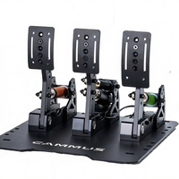 Pédales de frein hydrauliques CAMMUS LC100 en alliage d'aluminium avec capteur de pression 200 kg pour simulateur de course et jeux de simulation
