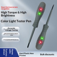 Testeur de tension LED haute luminosité pour électriciens, haute précision, détection des circuits ouverts, localisation des points de panne