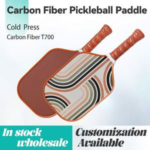 Raquette de pickleball en fibre de carbone personnalisée, approuvée USAPA, 14 mm T700, pressage à froid, 16 mm graphite, surface mate - Product Image 5