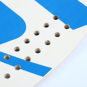 Raquette de beach tennis en bois personnalisée 38x20,5cm, haute élasticité, pour sports de plein air, jeu parent-enfant - Product Image 2