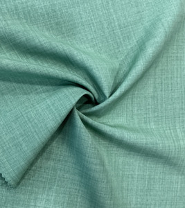 Tela tejida de lino mezclado color verde menta, con textura de slub, para camisas, vestidos, textiles para el hogar y prendas de vestir. - Product Image 1