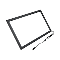 Écran tactile infrarouge 17 pouces, cadre multi-touch, kit informatique pour borne ATM, kit de superposition de cadre tactile IR, USB RS232 3m Elo