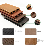 Revêtements de sol pour jardin et aménagement paysager : planches composites WPC résistantes aux intempéries, terrasse en WPC avec pieds réglables