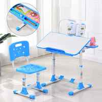 Ensemble table et chaise d'étude multifonctionnel, écologique et durable pour enfants, avec un design confortable pour une utilisation en classe