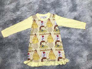 Camicie da Notte Lunghe per Ragazze in Bambù Morbido 220GSM con Stampa Carina e Volant, Scatola Misteriosa RTS del Marchio Little Glow Kids - Product Image 4