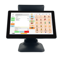 POS táctil plegable compacto para Windows/Android Google GMS restaurante de comida rápida/tienda 40% ahorro de carga caja registradora eficiente