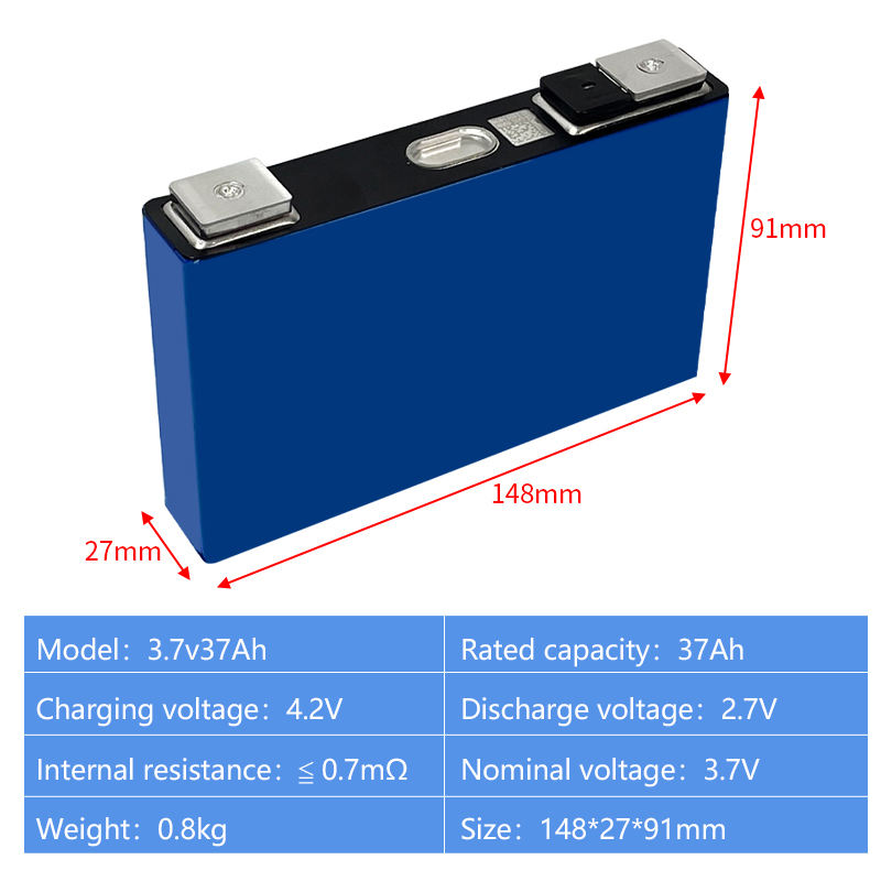 CATL Rechargeable 3.7V Prismatic Lithium Ion Battery Cells Energy ...