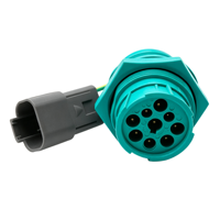 Cable de Conexión de Terminal de Diagnóstico Automotriz OBD, Cable Divisor en Y de 9 Pines Macho a Hembra, Arnés de Cableado Automotriz Personalizado de Fábrica OEM