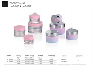 Frascos Acrílicos Redondos de Alta Calidad de 15g y 30g para Cosméticos, Plástico Negro y Transparente con Serigrafía y Tapa de Rosca - Product Image 2
