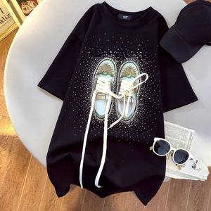 Shimaer T-Shirt <span class=keywords><strong>Ample</strong></span> pour <span class=keywords><strong>Femme</strong></span>, Vêtement Décontracté Tendance <span class=keywords><strong>Femme</strong></span>, <span class=keywords><strong>Blouse</strong></span> Manches Courtes Best-Seller - Product Image 2