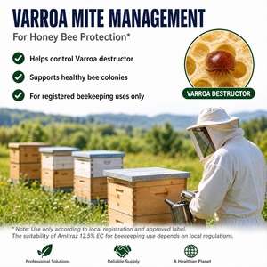 Amitraz 12.5% EC <span class=keywords><strong>Acaricida</strong></span> de Grado Veterinario para el Control de la Varroa y los Ácaros Arañeros - Product Image 2