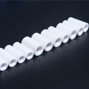 Tube en céramique d'oxyde d'aluminium Al2O3, tube <span class=keywords><strong>isolant</strong></span> haute température pour machines et équipements électriques, sur mesure - Product Image 3