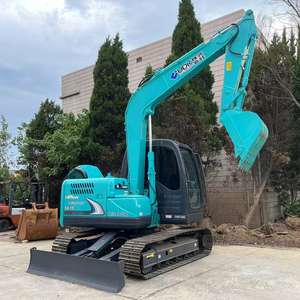 Excavatrice d'occasion Kobelco Sk75 7 tonnes 8 tonnes, excavatrice Kobelco75 d'occasion pour travaux de construction - Product Image 4