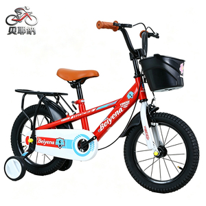 Vélos pour enfants de 3 à 8 ans, vélo à pédales 12 <span class=keywords><strong>pouces</strong></span>, <span class=keywords><strong>14</strong></span> <span class=keywords><strong>pouces</strong></span>, 16 <span class=keywords><strong>pouces</strong></span>, cadre en acier, roues d'apprentissage pour garçons et filles, vitesse unique, rouge - Product Image 1