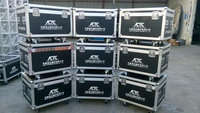 Boîtier de vol en aluminium antichoc personnalisé 8U-24U pour le stockage de l'amplificateur audio