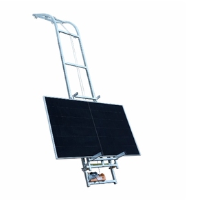 Sollevatore per Pannelli Solari in Lega di Alluminio con Telecomando Wireless, Montacarichi Elettrico per Pannelli Fotovoltaici 200kg per Lavori di Montaggio su Tetti - Product Image 2
