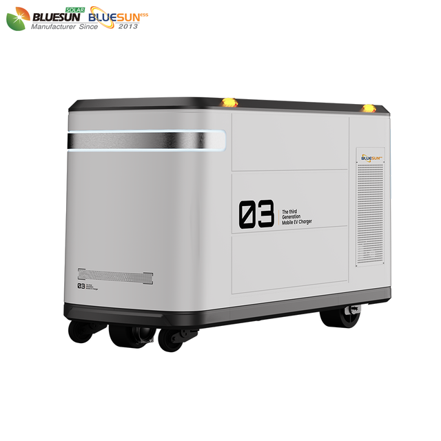 Bluesun EV Charger 150kW CCS2 DC Fast Charging Mobile Power Bank 209kWh Battery for Commercial Use