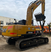 Excavatrice Sany 215 d'occasion, 98% neuve, SY215C, 21,5 tonnes, SY 210 215 215C SY215H, pelle hydraulique d'origine Sany 215