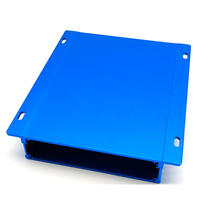 Boîtier électronique en alliage d'aluminium coloré OEM avec fente pour carte PCB intégrée, boîtier en aluminium pour contrôleur d'acquisition de données, boîtier d'équipement
