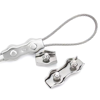 Duplex Edelstahl Drahtseil clip Kabel klemme Rigging Hardware