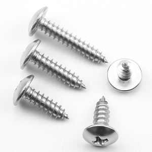 100 pièces/sac Vis autotaraudeuses à tête fraisée cruciforme en acier au carbone zingué pour bois M3-M6 métriques - Product Image 4