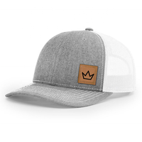 Casquette Trucker 6 Panneaux Personnalisée Haute Qualité avec Dos en Maille et Logo Patch en Cuir Vintage – Vente en Gros de Casquettes de Baseball Gorras