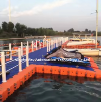 Vente en gros de flotteurs de ponton antidérapants-plate-forme flottante cubique personnalisable pour la construction de ponts/quais