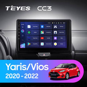 TEYES CC3 para <span class=keywords><strong>Toyota</strong></span> <span class=keywords><strong>Yaris</strong></span> Vios 2020 - <span class=keywords><strong>2022</strong></span> auto Radio Multimedia reproductor de Video estéreo navegación No 2din 2 din dvd - Product Image 2