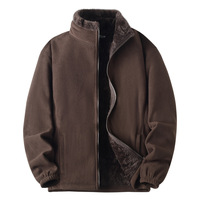 Blouson bomber unisexe haut de gamme en polaire enduite, résistant au vent, avec logo frontal et capuche, style streetwear