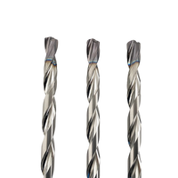 Forets à trous profonds CNC haute précision à 2-4 cannelures et 4 facettes, 30D, en carbure monobloc pour le perçage du métal et de l'acier inoxydable