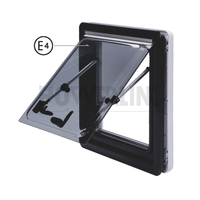 Accessoires pour bateaux de camping-car Fenêtre de bateau en aluminium imperméable avec verre acrylique