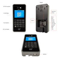 Sistema de control de acceso WiFi Software SDK gratuito Escáner de código QR Lector de tarjetas RFID NFC Teclado táctil Máquina DE ASISTENCIA Huella digital