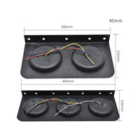 Feux arrière de remorque de camion à LED avec support de base Barre de feux arrière étanche Feux de circulation pour camping-car