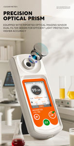 Brix professionale rifrattometro digitale 0-95% Brix Meter strumento di misura di dolcezza misuratore di concentrazione di zucchero per frutta - Product Image 4