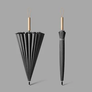 프로 모션에 대 한 로고 인쇄와 사용자 지정 새로운 모델 긴 골프 우산 골프 우산 25 인치 우산 중국 공장