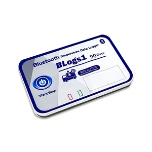 Одноразового использования синий зуб регистратор данных беспроводной температуры влажности монитор