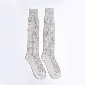 Chaussettes hautes personnalisées pour hommes, style Trachten, pour l'Oktoberfest et les célébrations bavaroises, mélange de laine marron - Product Image 2