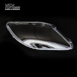 YEA AUTO Cache-phare de voiture, lentille de phare en verre pour Toyota Vios, cache-lentille 2008 - 2012, <span class=keywords><strong>abat</strong></span>-<span class=keywords><strong>jour</strong></span> en PC, coque transparente - Product Image 5