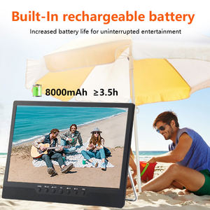 Mini <span class=keywords><strong>Smart</strong></span> <span class=keywords><strong>TV</strong></span> <span class=keywords><strong>12V</strong></span> DC rechargeable personnalisable 14 15.6 17.3 et 20 pouces rétro-éclairage LED FHD HDTV définition Android OS lecture USB - Product Image 3