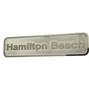 Etiqueta Metálica con Logotipo de Marca Personalizada <span class=keywords><strong>WinWay</strong></span>, Placa de Identificación de Aleación de Aluminio Estampada, para Electrodomésticos Pequeños - Product Image 4
