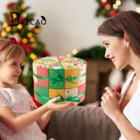 12 boîtes mystères de calendrier de l'Avent de Noël, boîtes cadeaux vides pour faveurs de fête et cadeaux (12 pièces par paquet)