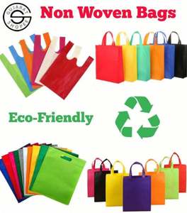 Bolsas de Compras Personalizadas de Tela No Tejida Laminada Reciclada de Colores con Logotipo para Festivales - Product Image 6