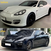 Kit de modification et de mise à niveau pour Panamera 970 (2009-2016) - Nouveau pare-chocs avant et arrière SD avec découpes pour phares antibrouillard